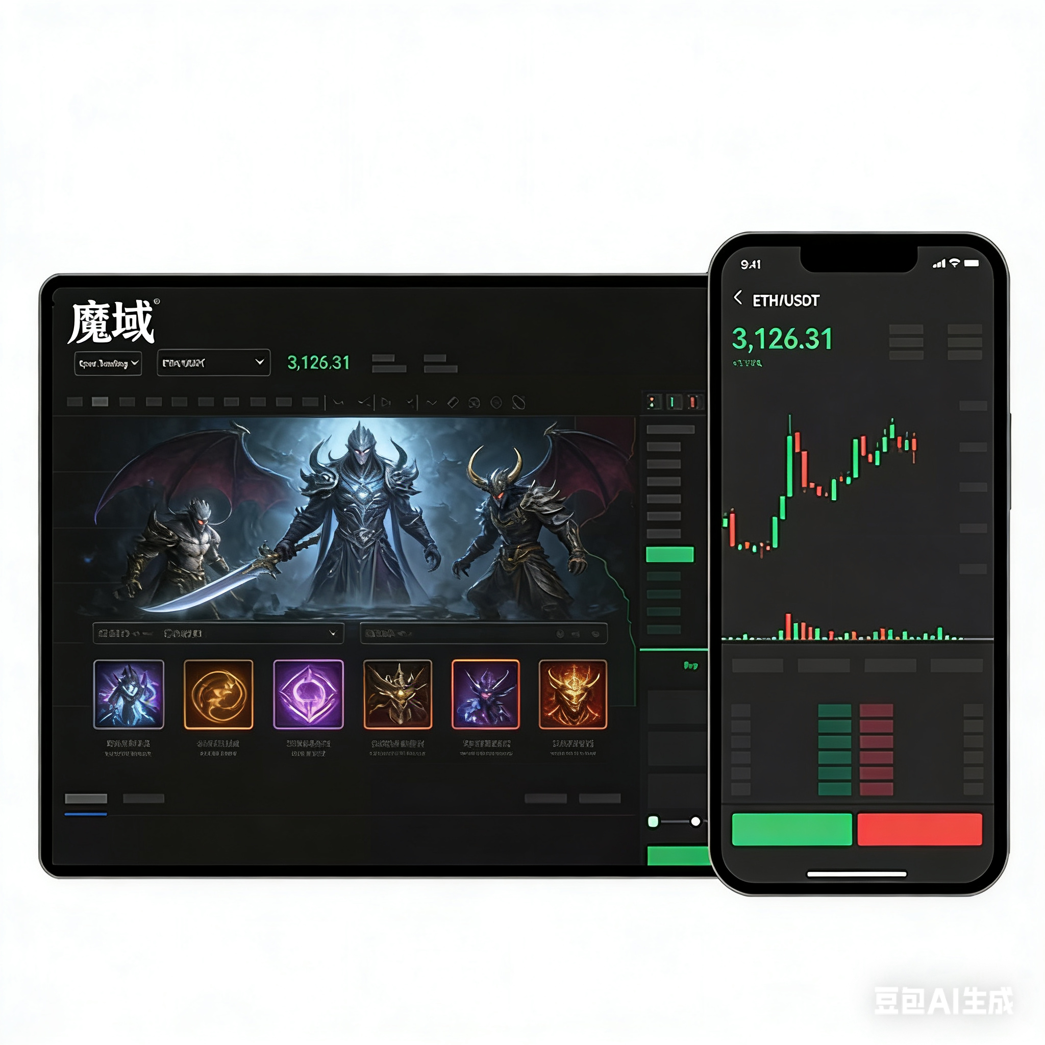 魔域私服三端互通登录示意图
